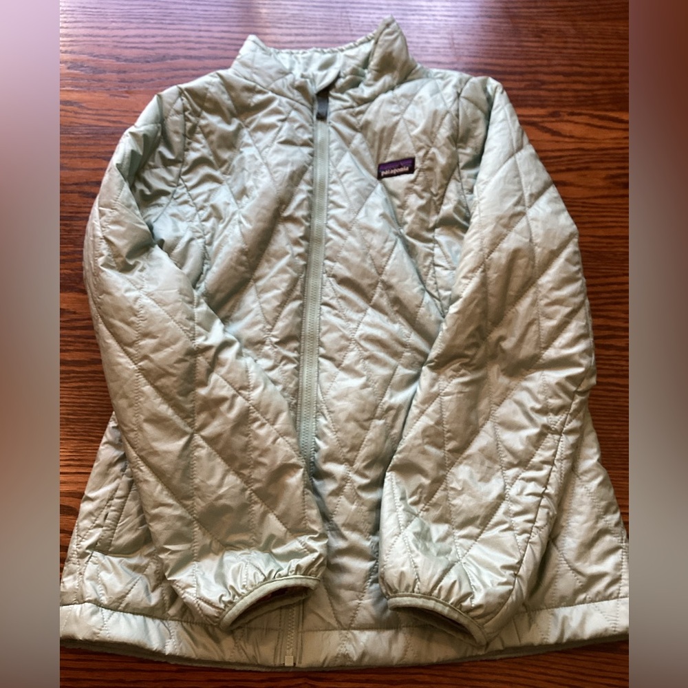 Patagonia Nano Puff Quilted Jacket in Pretty Mint Green